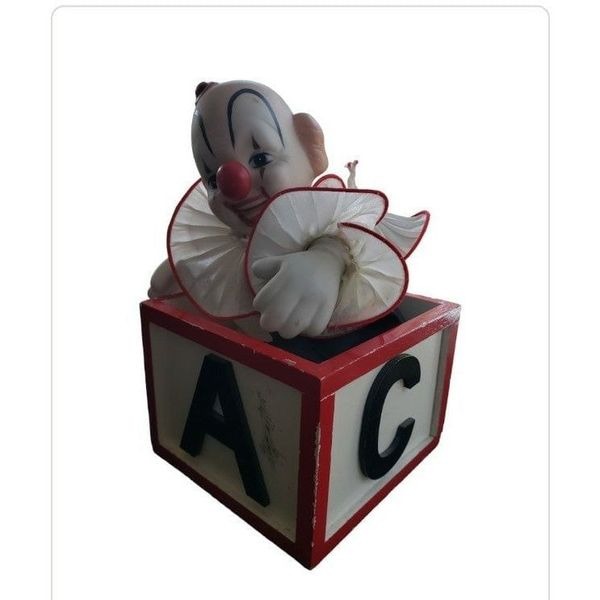 Vintage Clown Music box