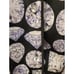 Shady Lady Long Sleeve Pajama Top In Black Diamond Print