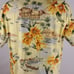 Vintage Speedo Hawaiian style floral yellow casual summer LG button-up shirt