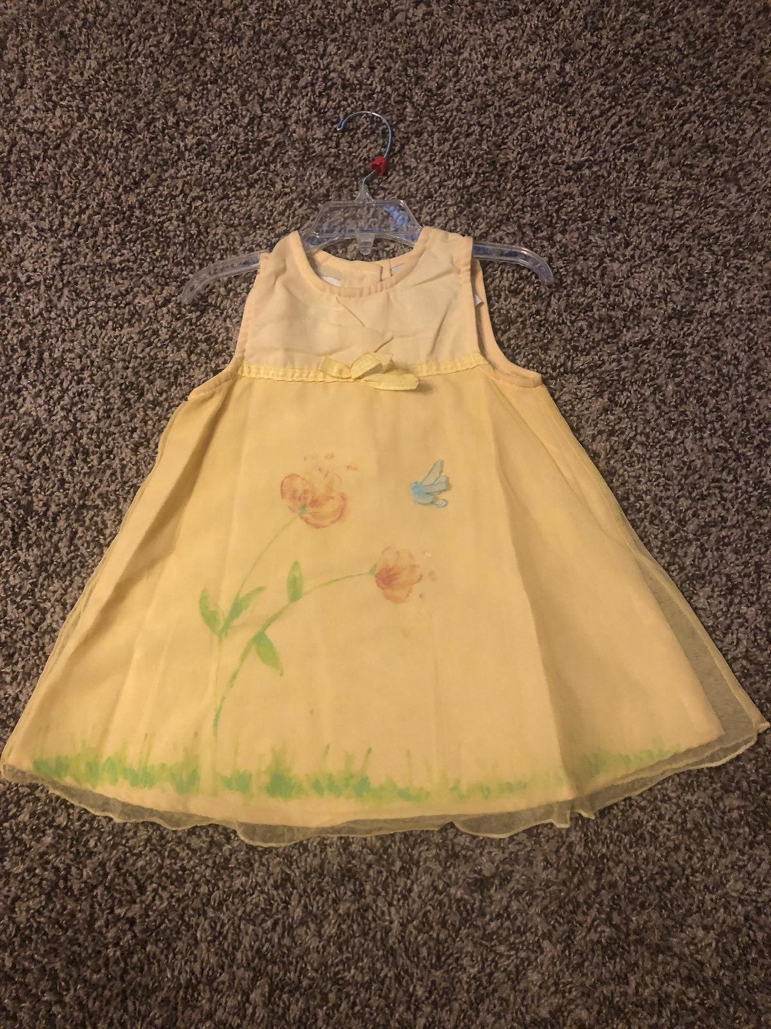 Girls Youngland Yellow Dress Size 2T