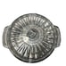 Vintage Pyrex 2 Quart Clear Glass Covered Baker in a Basket