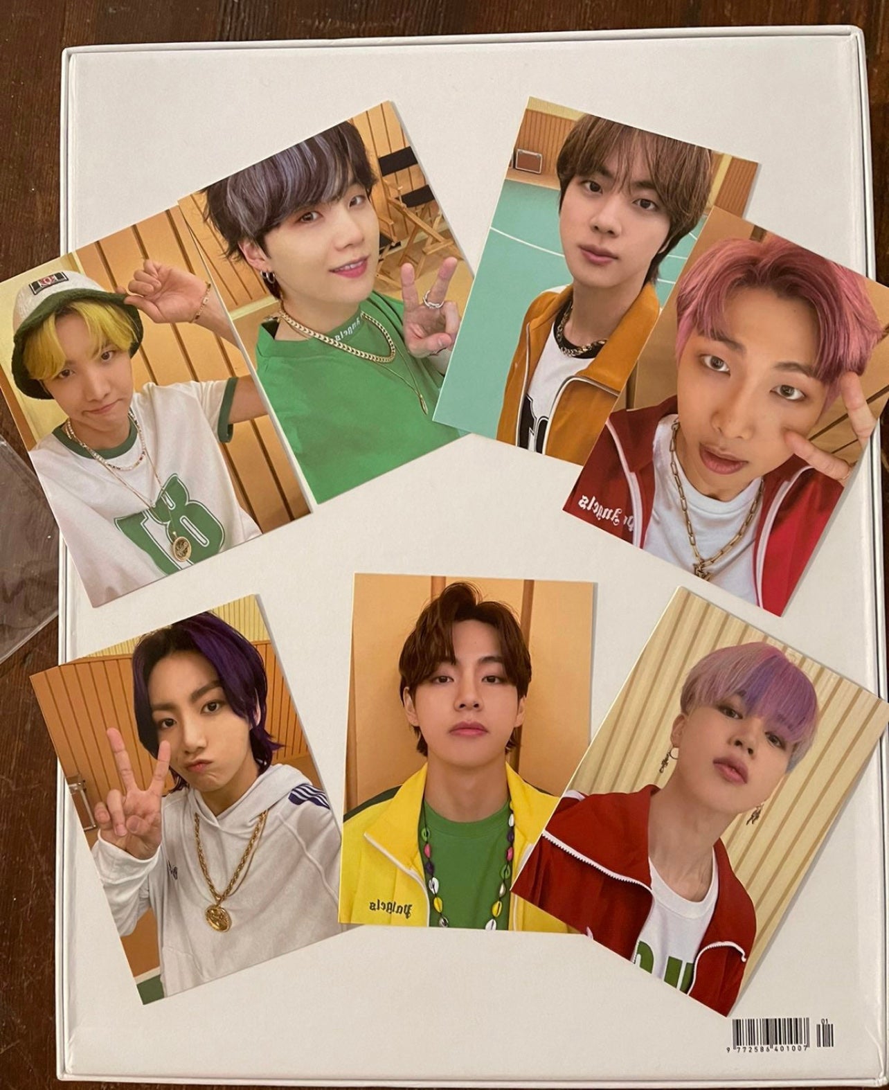 BTS Butter Cardigan Photocards whole set