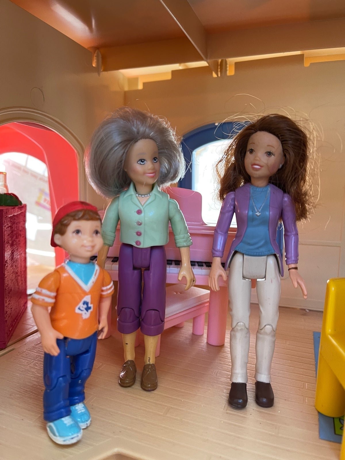Fisher Price Loving Family of 3 grandma & boy mom