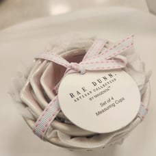 Rae Dunn *NEW RELEASE 2023* EASTER Pink & White MEASURING CUPS.