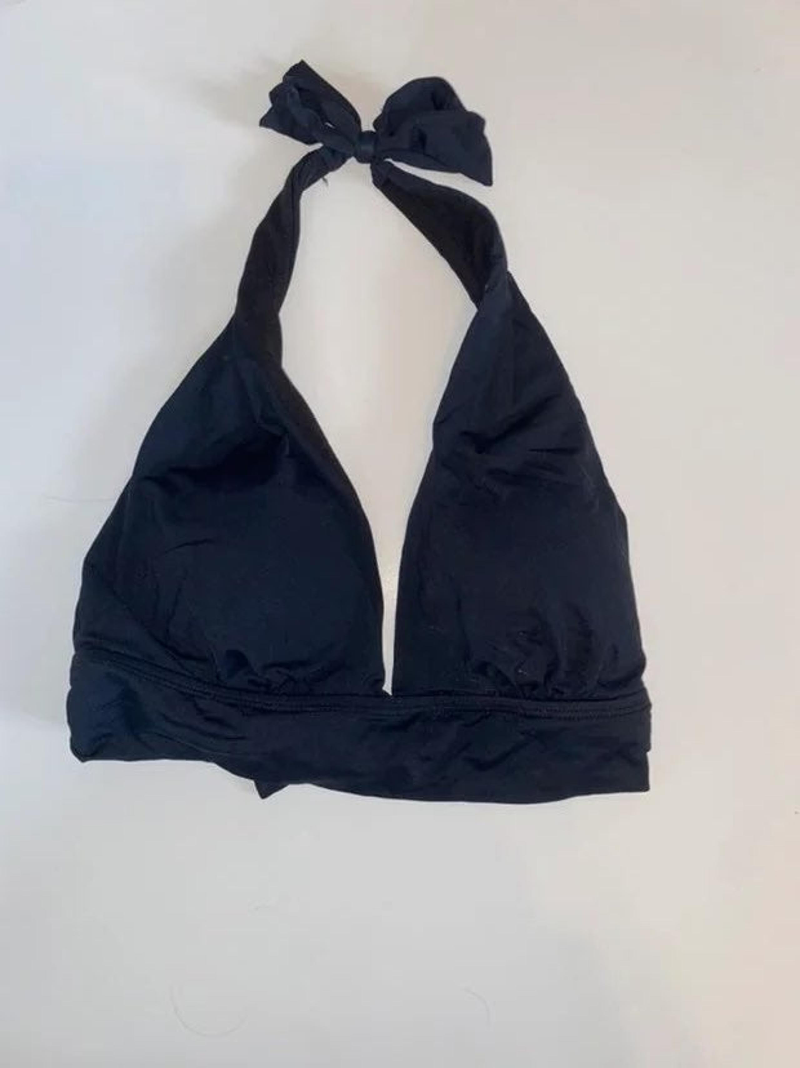 Black Halter bikini top