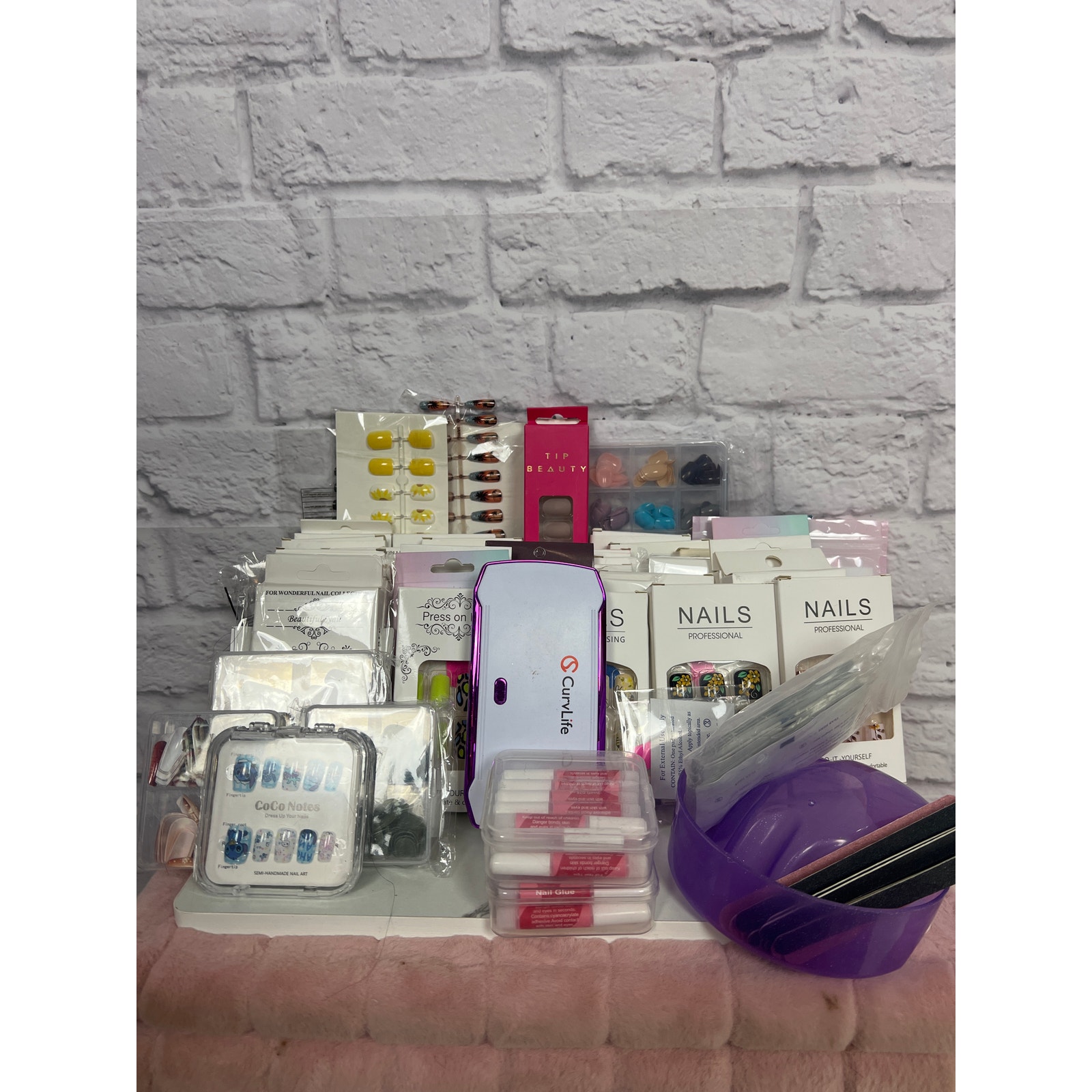 Press On Nail Bundle 78 Nail Designs One Size Variety