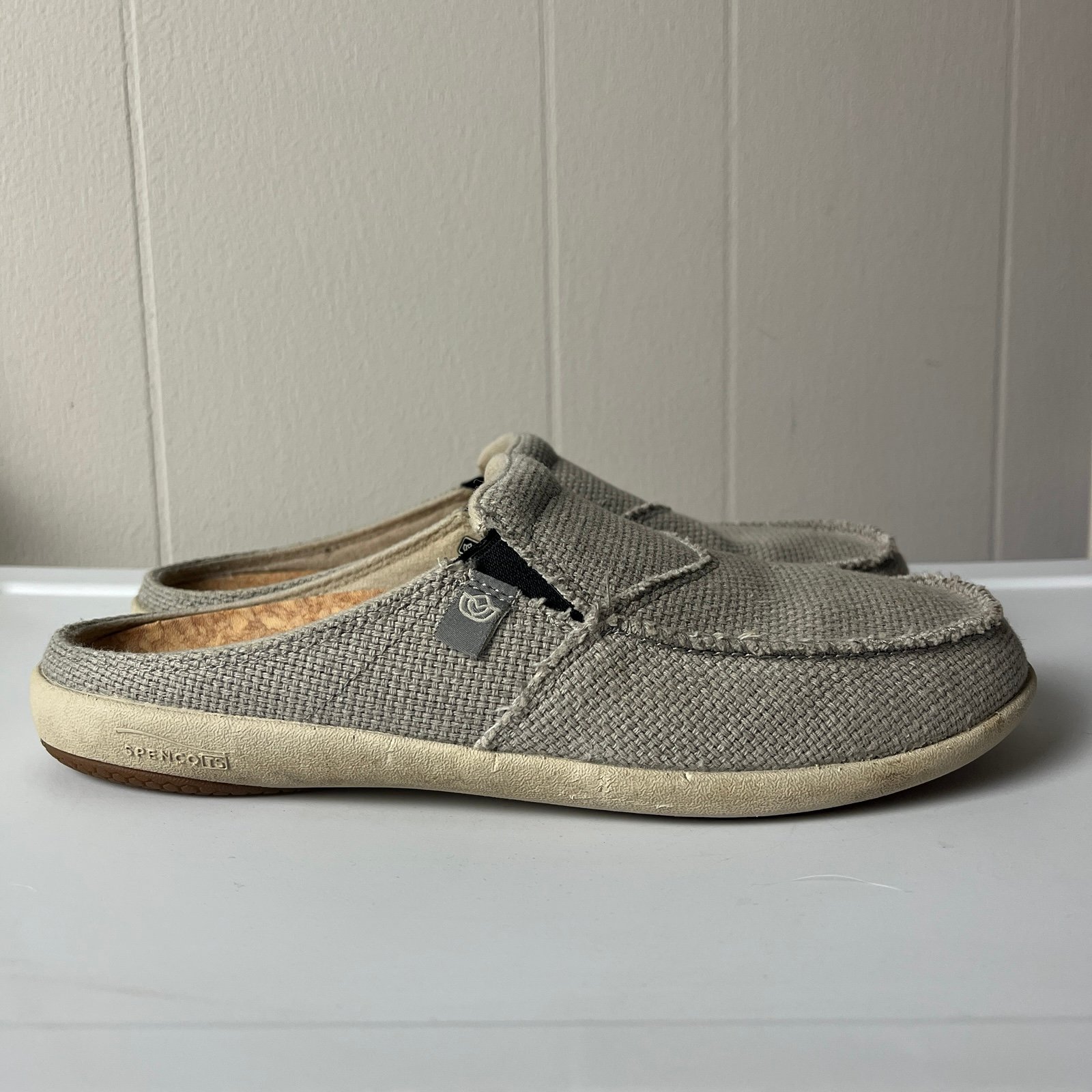 Spenco Siesta Gray Mules Women's Size 9 Slide Shoes Orthopedic Slip On Pre-owned