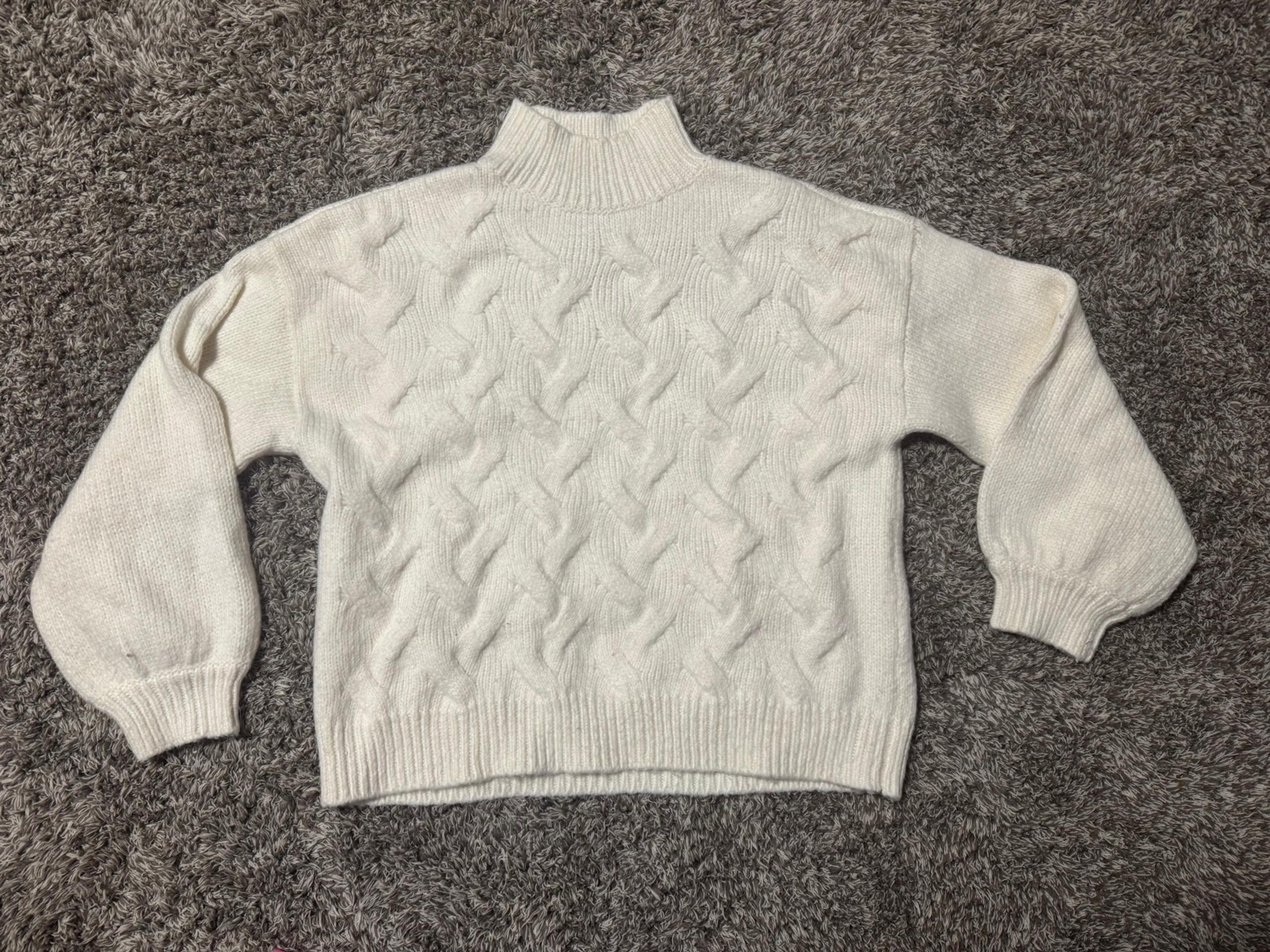 Nine West Mock Neck Sweater Womens LARGE