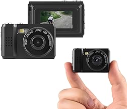 Omana Mini Digital Camera with LCD Screen LED Flash 1080P Full HD 128GB SD Car