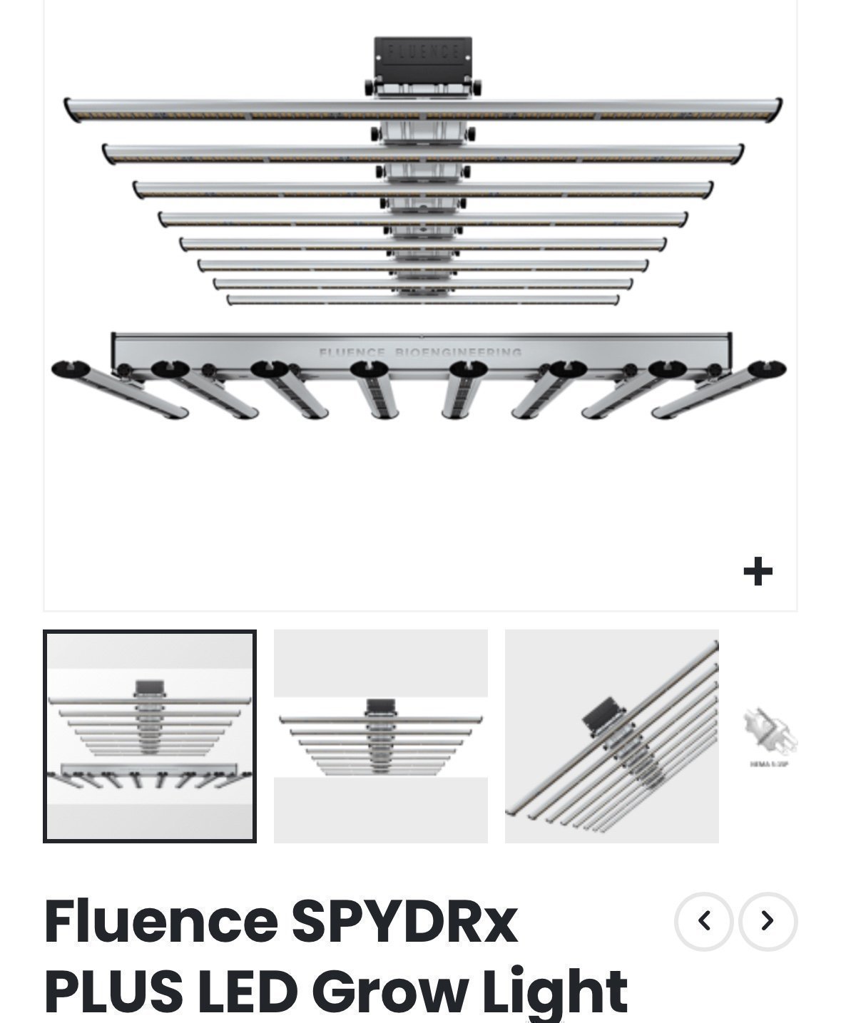 Fluence SPYDRx Plus *220V* LED Light