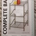 Complete Bath 3 Shelf Storage Tower