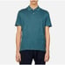 Sandro Paris Size XXL Beach Linen Polo Shirt Short Sleeve Blue Teal