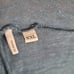 Sandro Paris Size XXL Beach Linen Polo Shirt Short Sleeve Blue Teal