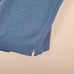 Sandro Paris Size XXL Beach Linen Polo Shirt Short Sleeve Blue Teal