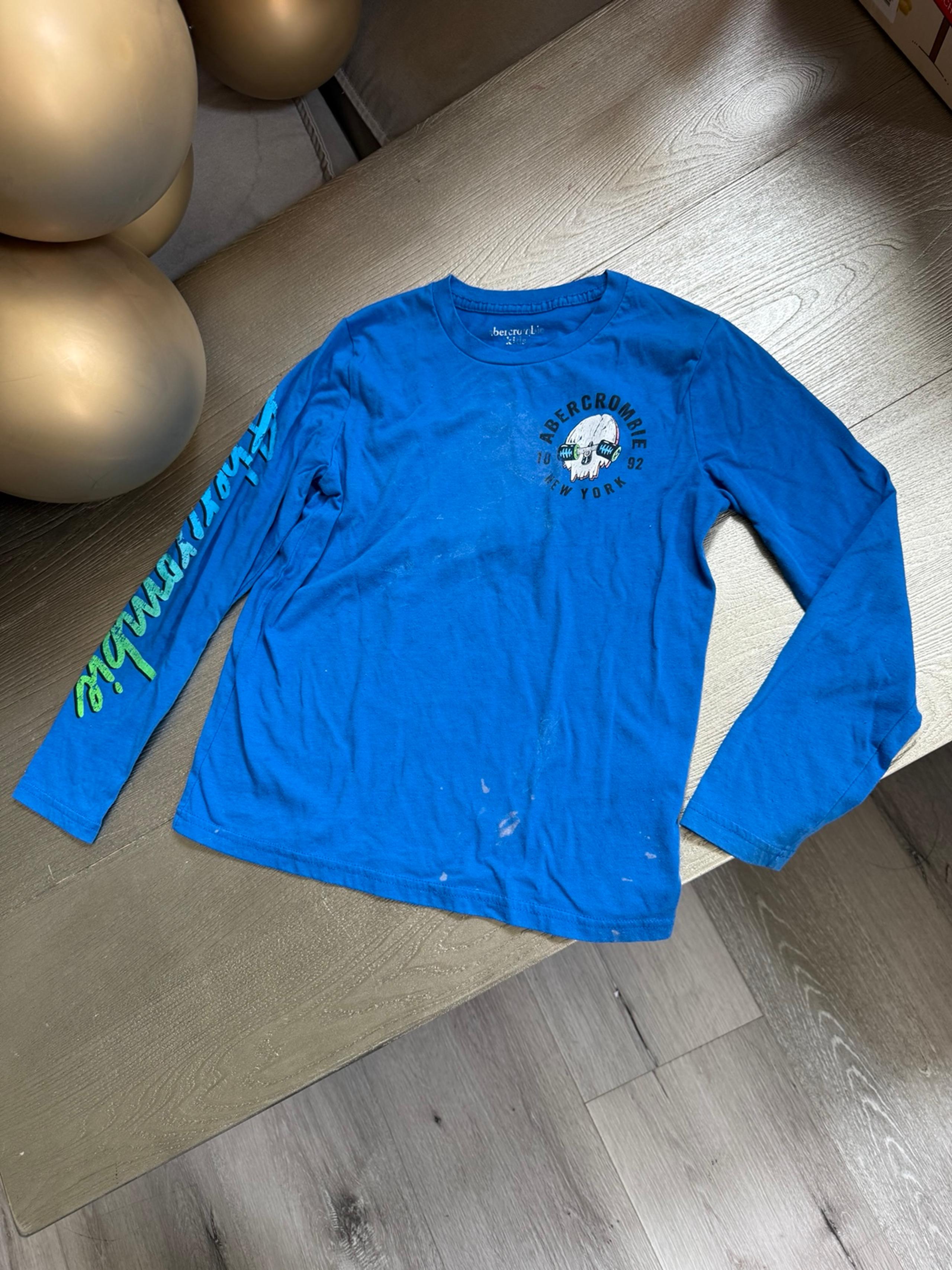 Abercrombie Kids Boy Blue Long Tee size L (9/10)
