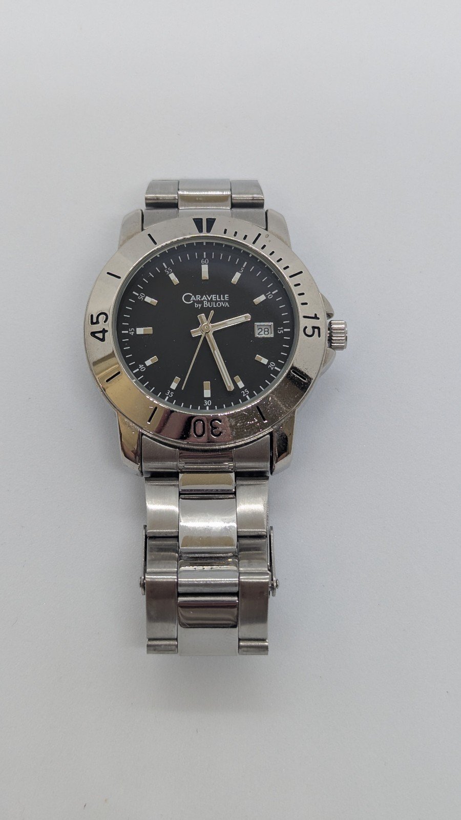 Caravelle by Bulova men's stainless steel watch