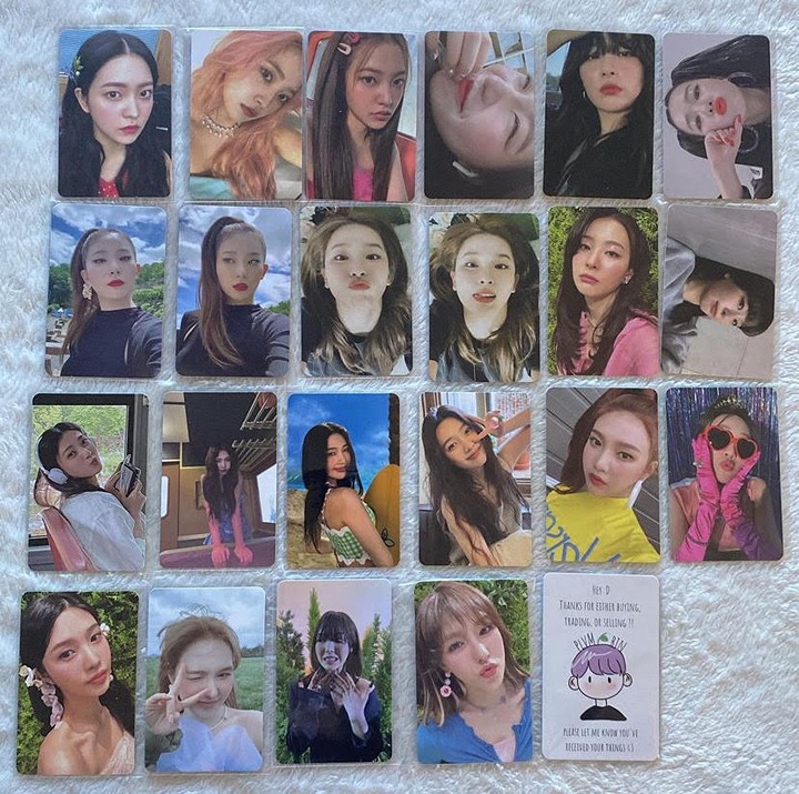 Red Velvet Photocard Set