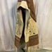 Vintage Suede Western Fringe Poncho