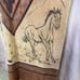 Vintage Suede Western Fringe Poncho