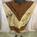 Vintage Suede Western Fringe Poncho