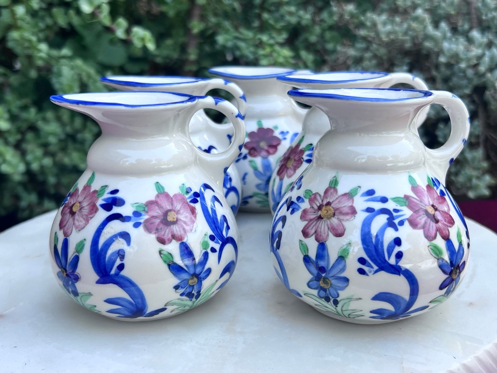 Vintage Floral Ceramic Creamer