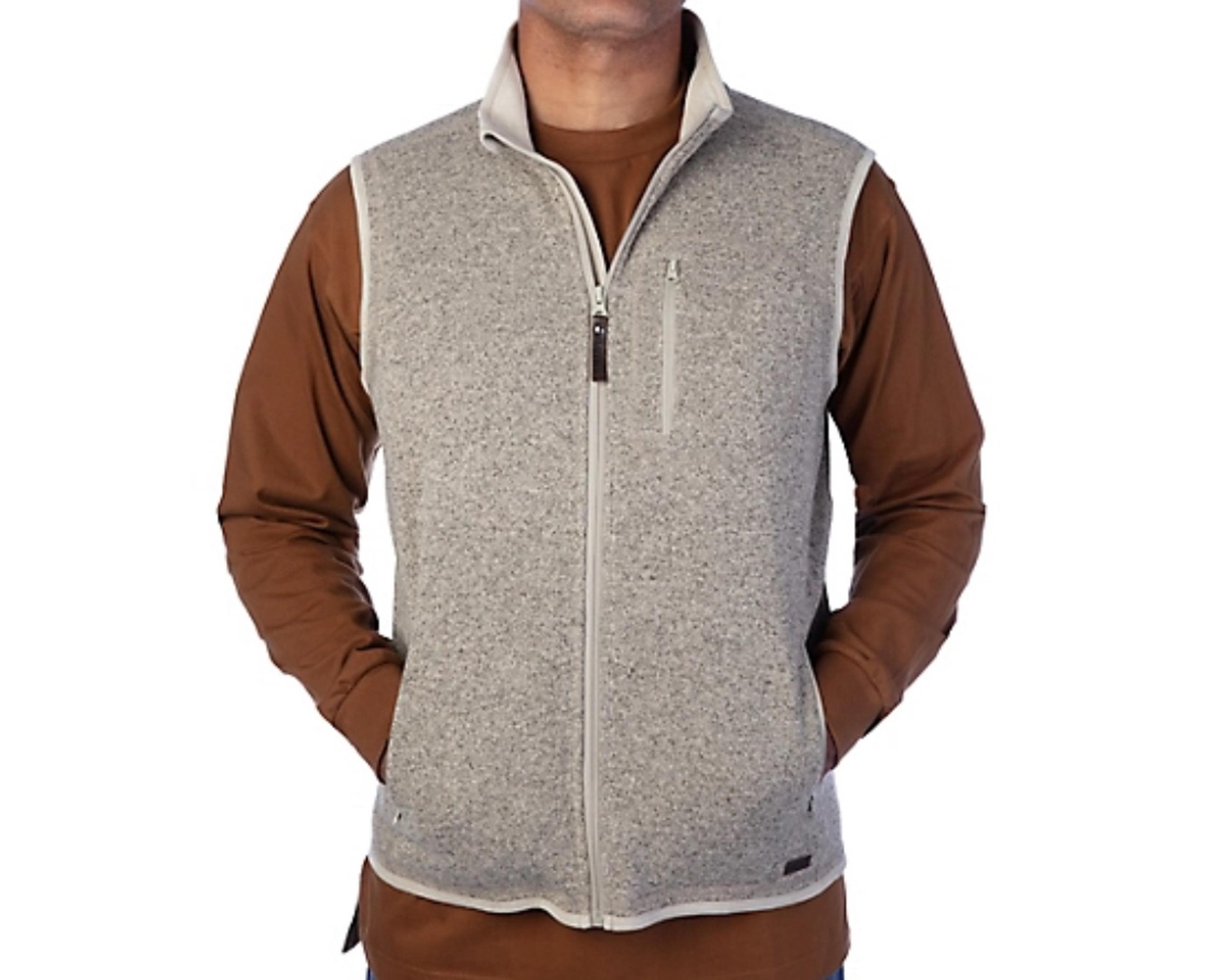 NWT Smith’s Oatmeal Color Full Zip Vest Size L. In excellent condition- still in