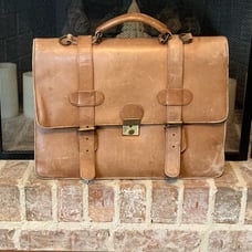 Leather Messenger Bag