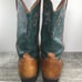 Ariat 34289 ATS Technology Green Leather Cowboy Western Men’s Boots Size 12