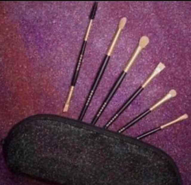Morphe All Eye Want Makeup Eyeshadow Brush Set & Bag Case NWT