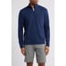 TEN THOUSAND The Over Zip Mock Neck Pullover Jacket in Navy Large