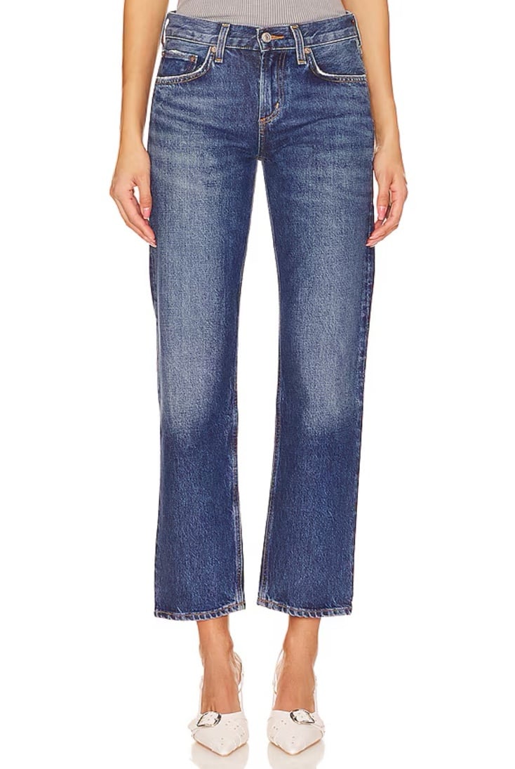 【関税込み】AGOLDE ブルー Amber ジーンズ AGOLDE Amber Jeans | Blue | FARFETCH