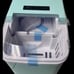 26.Lbs/24H Nugget Countertop Ice Maker with Soft Chewable Ice with Self-Cleaning