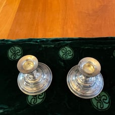 Vintage Sterling Silver Weighted Candle Holder