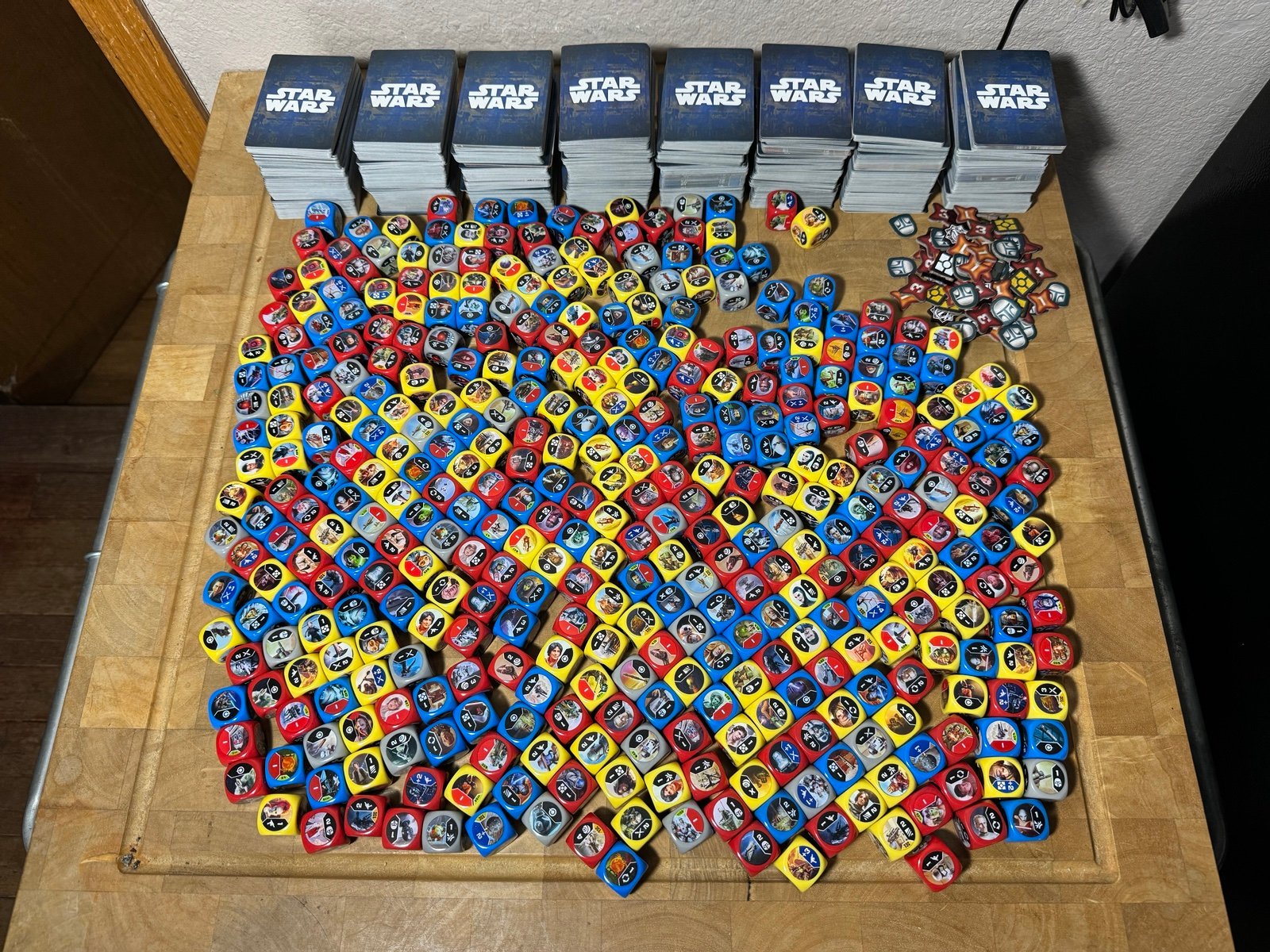 MASSIVE Star Wars Destiny Lot With Dice! COMPLETE SETS