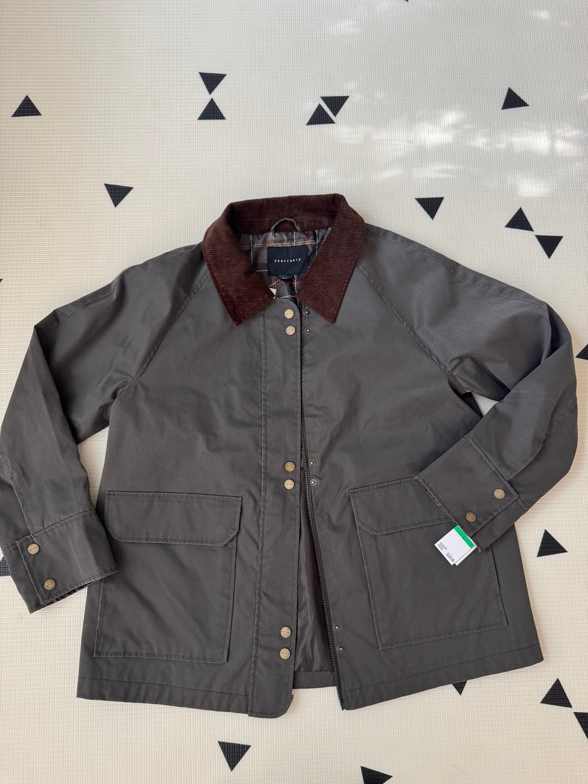 NWT Sanctuary Barn Jacket Green Large