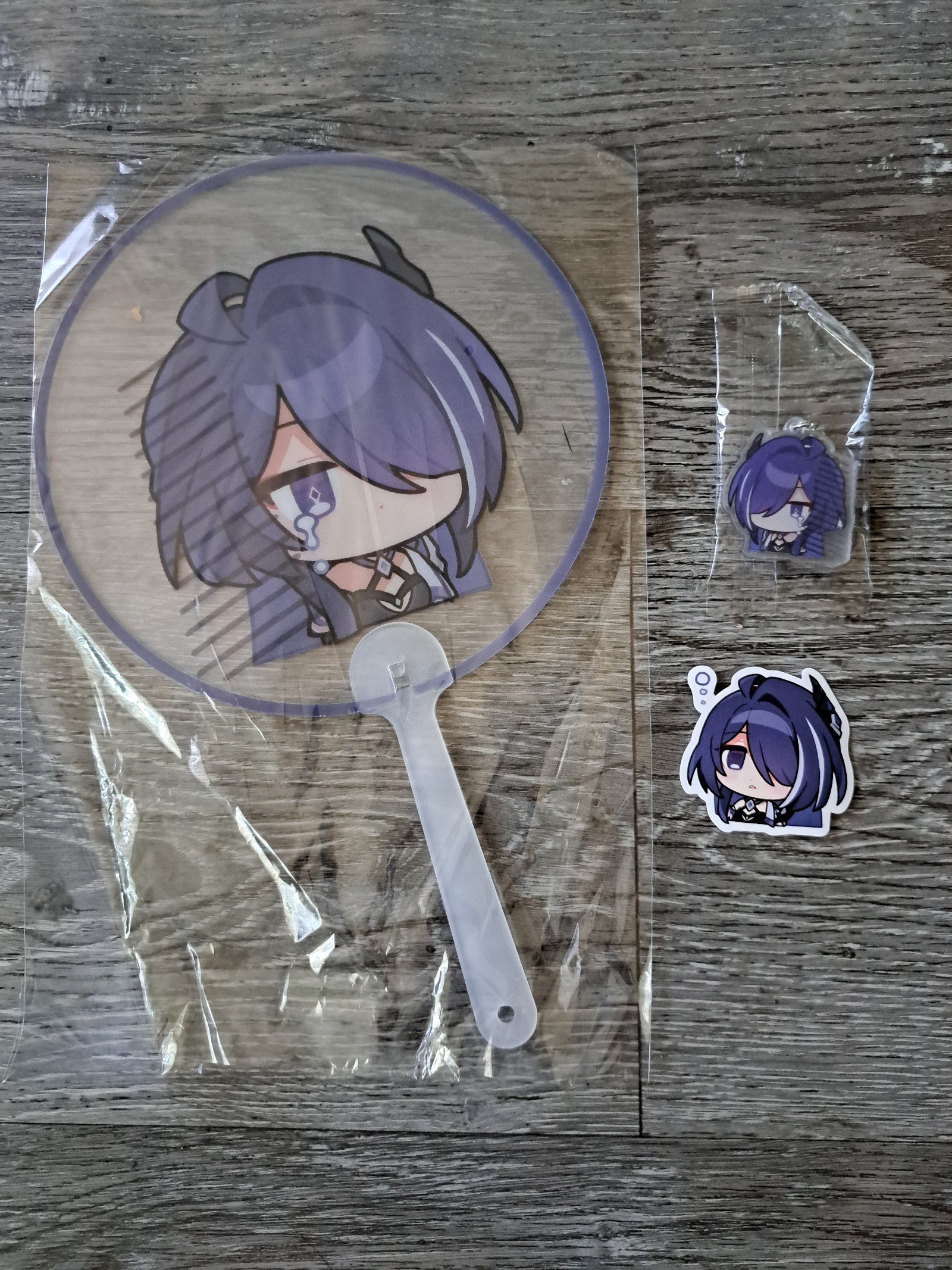 Anime Expo 2024 AX Honkai Star Rail Acheron Fan Exclusive RARE keychain sticker