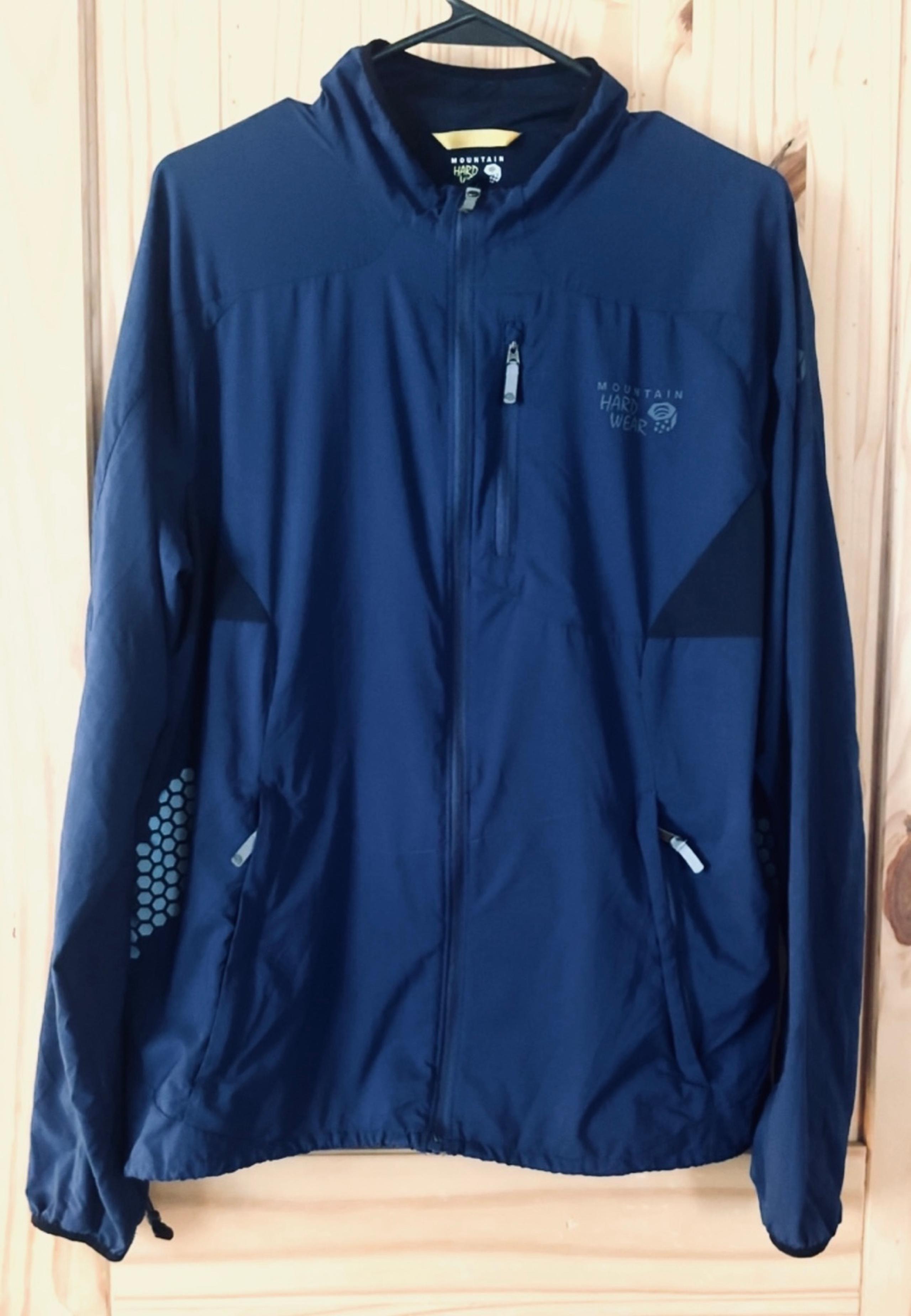 Mens L Mountain Hardwear Lightweight Jacket Navy
