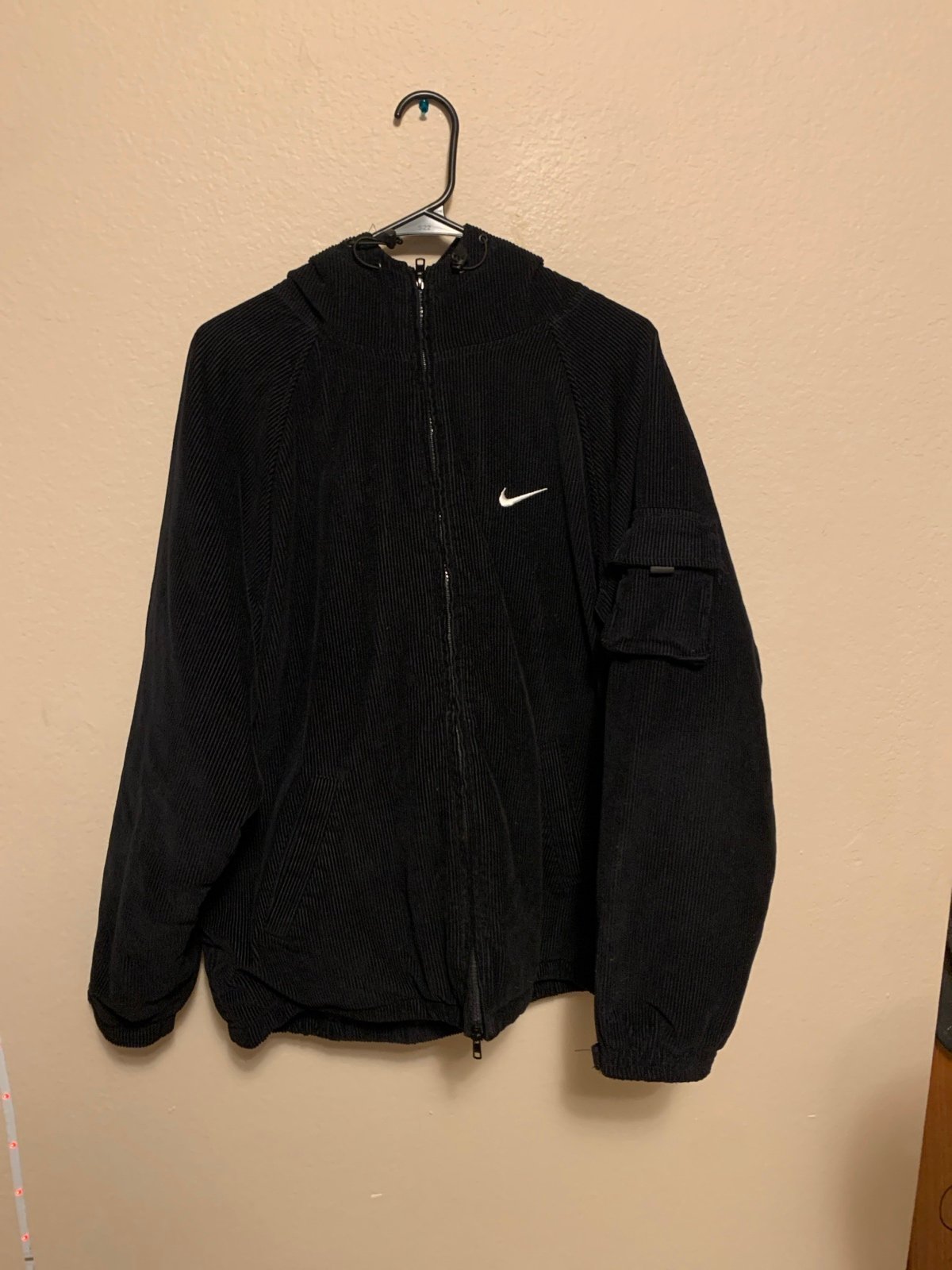 Nike X Supreme black corduroy jacket