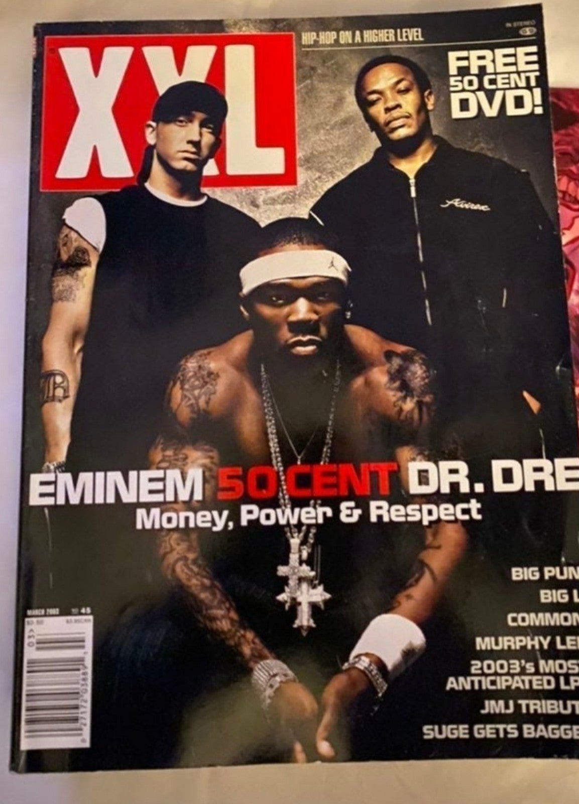 2003 XXL magazine Dr. Dre Eminem 50 Cent