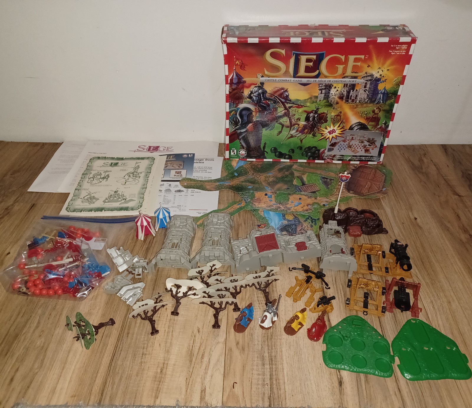 Siege Battle Game: Castle Combat Game Used Condition UNCOUNTED UNSORTED AS IS
