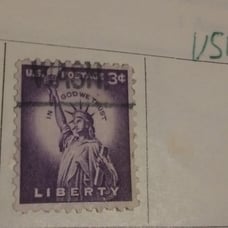 3 Cent Liberty Stamp (Used/Excellent Con