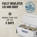 NWT 316 Series™ 100-Quart Marine Wheeled Cooler CLM120