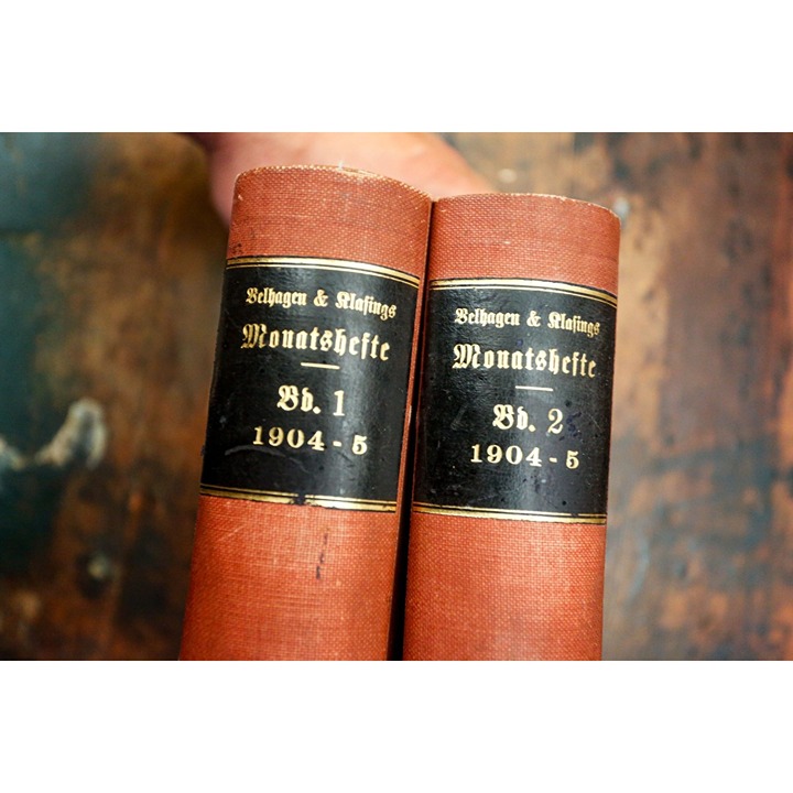 Velhagen & Klasing Monatschefte Monthly Magazine Illustrated Antique 1904 1905