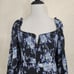 Free People Jaymes Black Combo Floral Smocked Long Sleeve Maxi Dress XS