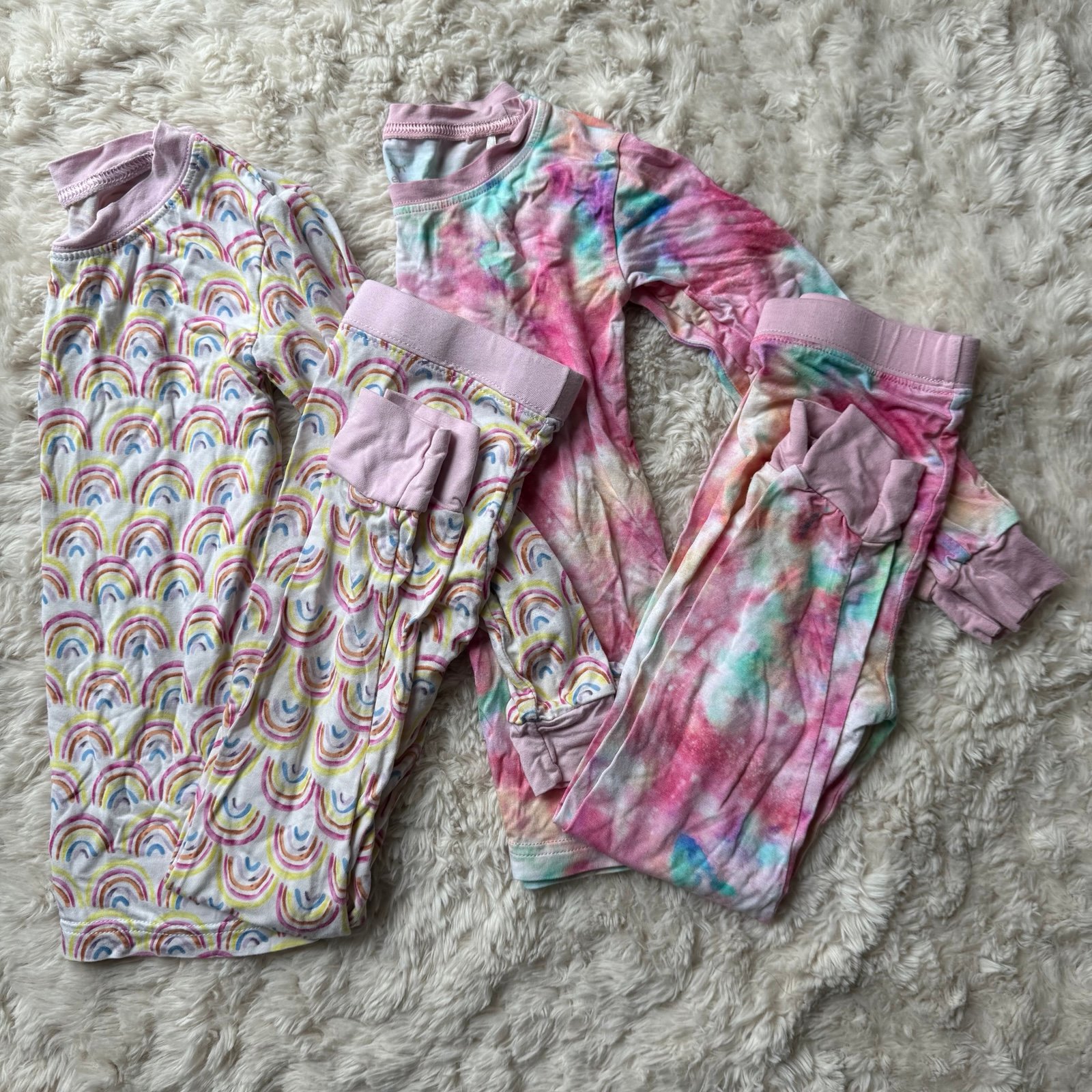 Little sleepies 2 piece pajamas bundle