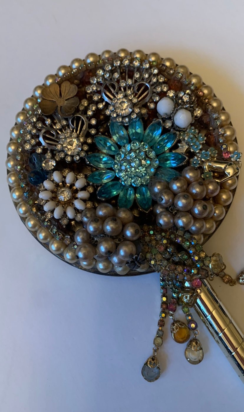 Wicked Vintage Handheld Mirror