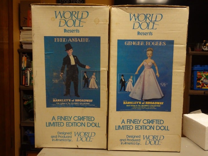 considerate service OF BARKLEYS DOLL WORLD (2) of Lot BROADWAY 19" ROGERS GINGER ASTAIRE FRED DOLLS Toys & Collectibles considerate service OF BARKLEYS DOLL WORLD (2) of Lot BROADWAY 19" ROGERS GINGER ASTAIRE FRED DOLLS Toys & Collectibles