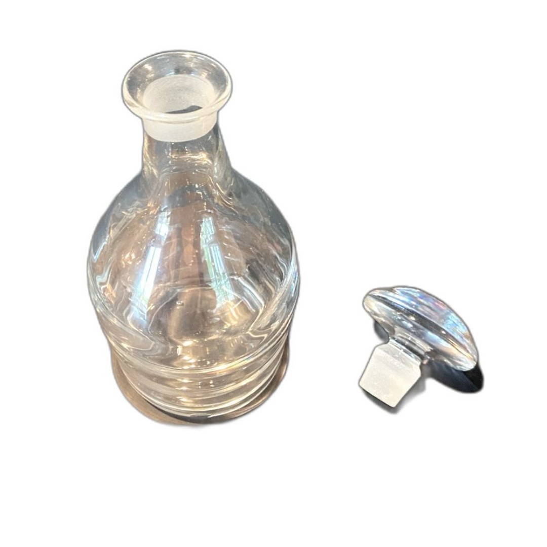 MCM Reijmyre of Sweden Crystal Decanter Carafe Hand Blown Smooth Polished Pontil