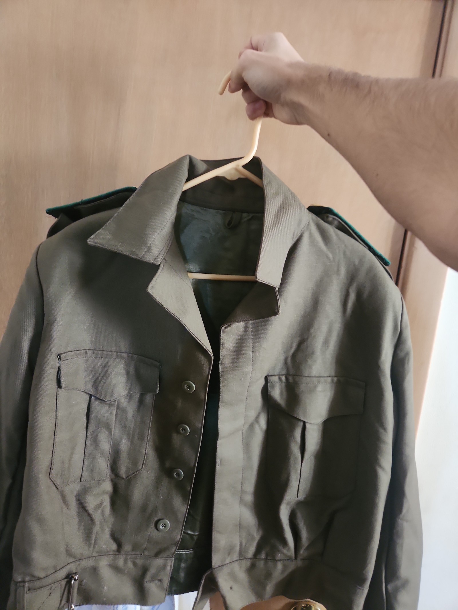 Greek army Jacket with shoulder pads