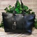 Lodis Black Tan Stitched Tote Bag